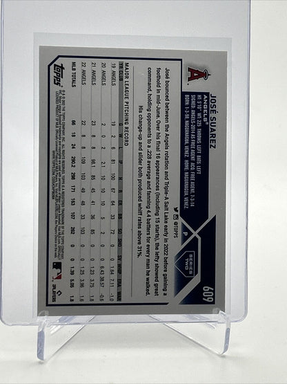 2023 Topps RAINBOW FOIL Jose Suarez Baseball Card #609 FREE SHIPPING