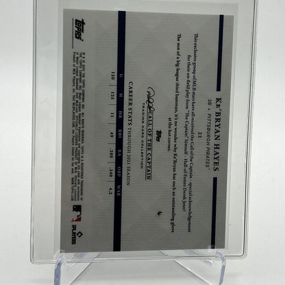 2022 Topps x Derek Jeter Ke'Bryan Hayes Card #22 Mint FREE SHIPPING