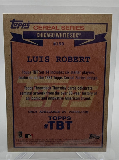 2020 Topps Throwback Thursday Luis Robert Rookie Card #199 Mint FREE SHIPPING