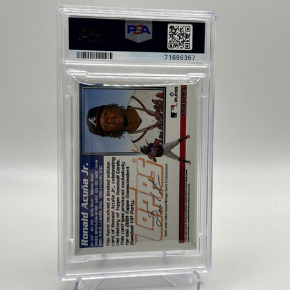 2022 Topps Transcendent VIP Party Ronald Acuna Jr. Card #1995 PSA 10 35/95