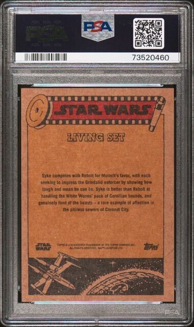 2023 Topps Star Wars Living Set Syke Card #378 PSA 9 Mint