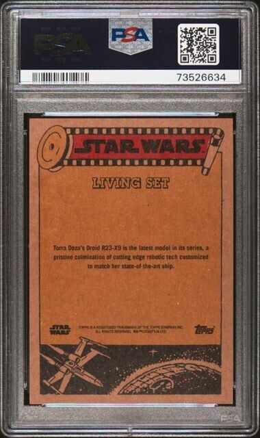 2023 Topps Star Wars Living Set R23-X9 Card #385 PSA 9 Mint