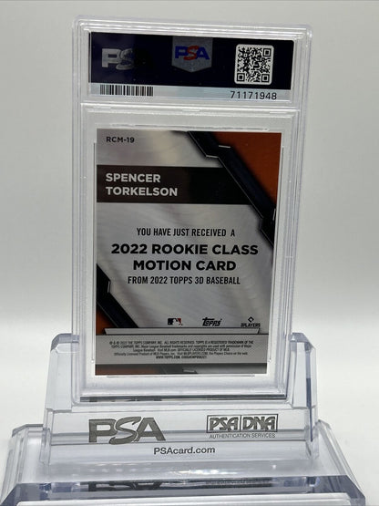 2022 Topps 3D Spencer Torkelson Rookie Class Motion Rookie Card #RCM19 PSA 10