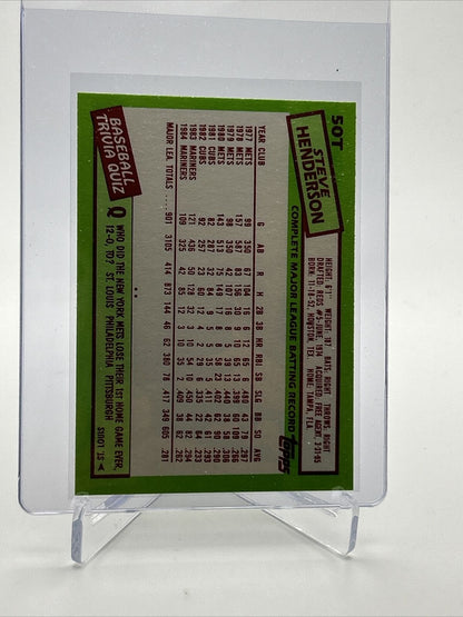 1985 Topps Traded Steve Henderson Baseball Card #50T NM-MT FREE SHIPPING