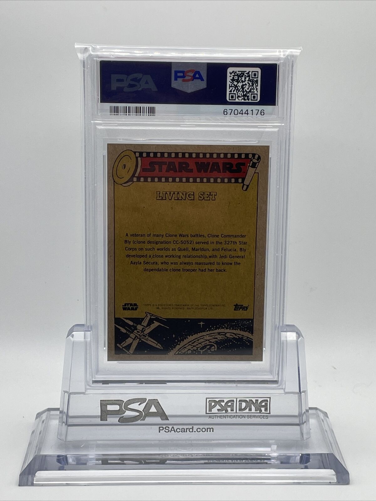 2021 Topps Star Wars Living Set Clone Commander Bly Card #226 PSA 10 Gem Mint