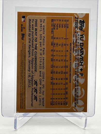 2023 Topps Silver Pack Yu Darvish Baseball Card #2T88C-2 FREE SHIPPING