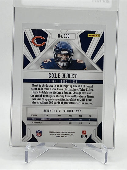 2020 Panini Phoenix FIRE BURST Cole Kmet Rookie Card #130 Mint FREE SHIPPING