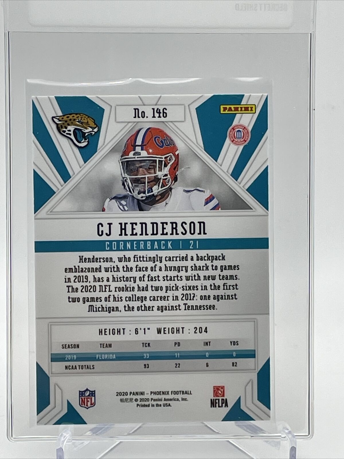2020 Panini Phoenix FIRE BURST CJ Henderson Rookie #146 Mint FREE SHIPPING