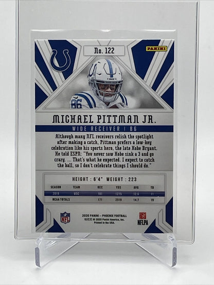 2020 Panini Phoenix FIRE BURST Michael Pittman Jr Rookie #122 Mint FREE SHIPPING