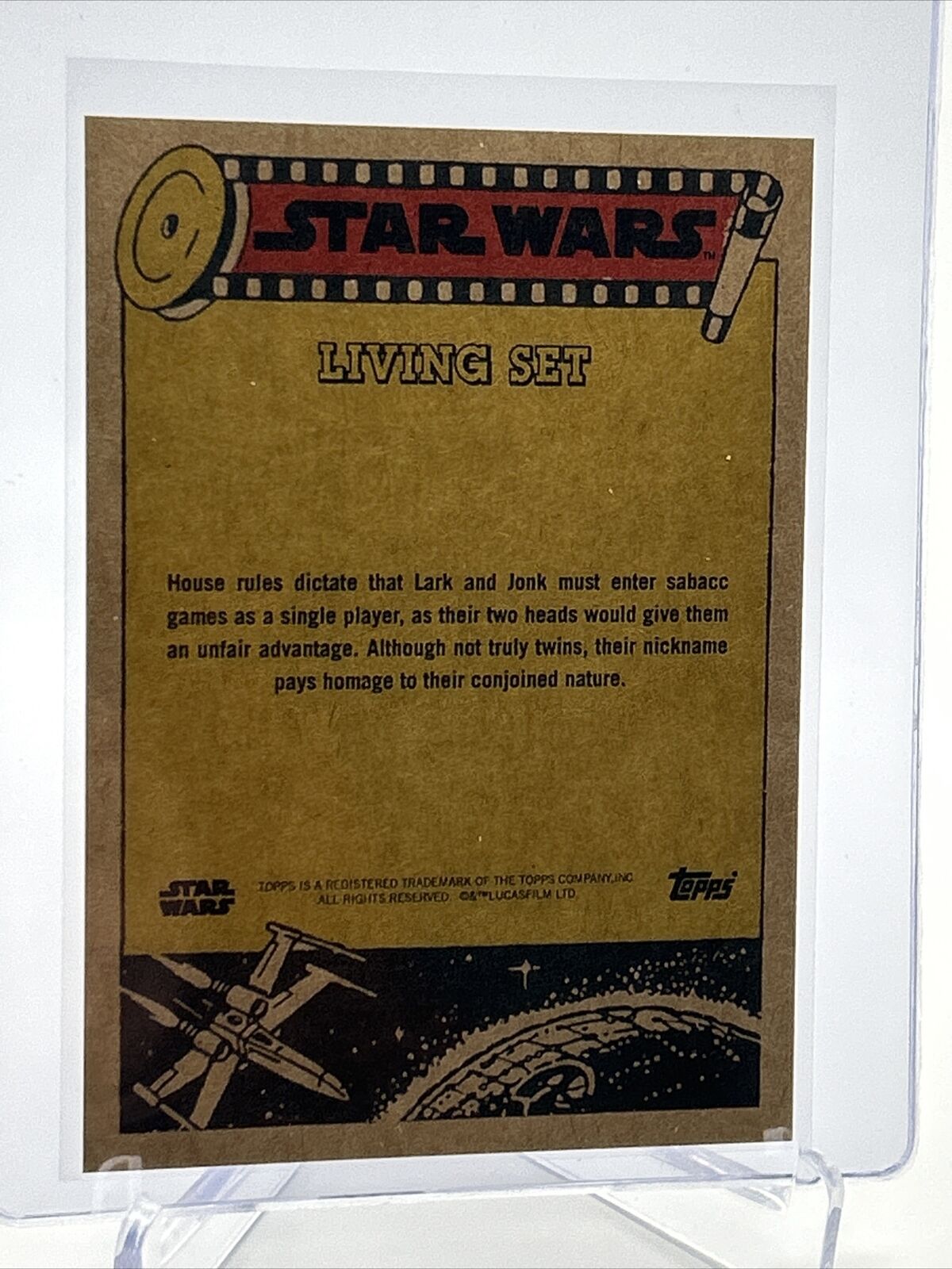 2023 Topps Star Wars Living Set Lark & Jonk Card #423 Mint FREE SHIPPING