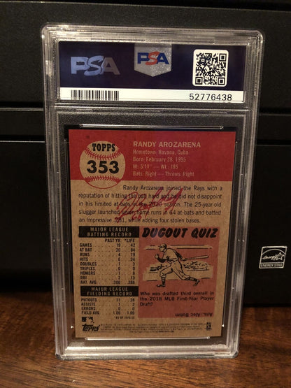 2020 Topps Living Set Randy Arozarena Rookie Baseball Card #353 PSA 10 Gem Mint