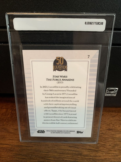 2021 Topps Now Star Wars Lucasfilm The Force Awakens Card #7 Mint FREE SHIPPING