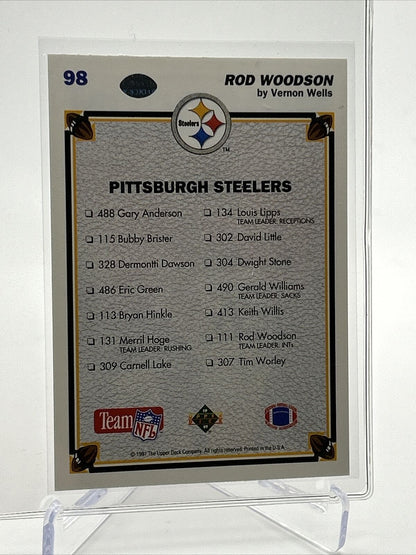 1991 Upper Deck Rod Woodson Football Card #98 Mint FREE SHIPPING