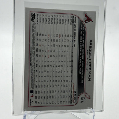 2022 Topps Freddie Freeman Baseball Card #236 Mint FREE SHIPPING