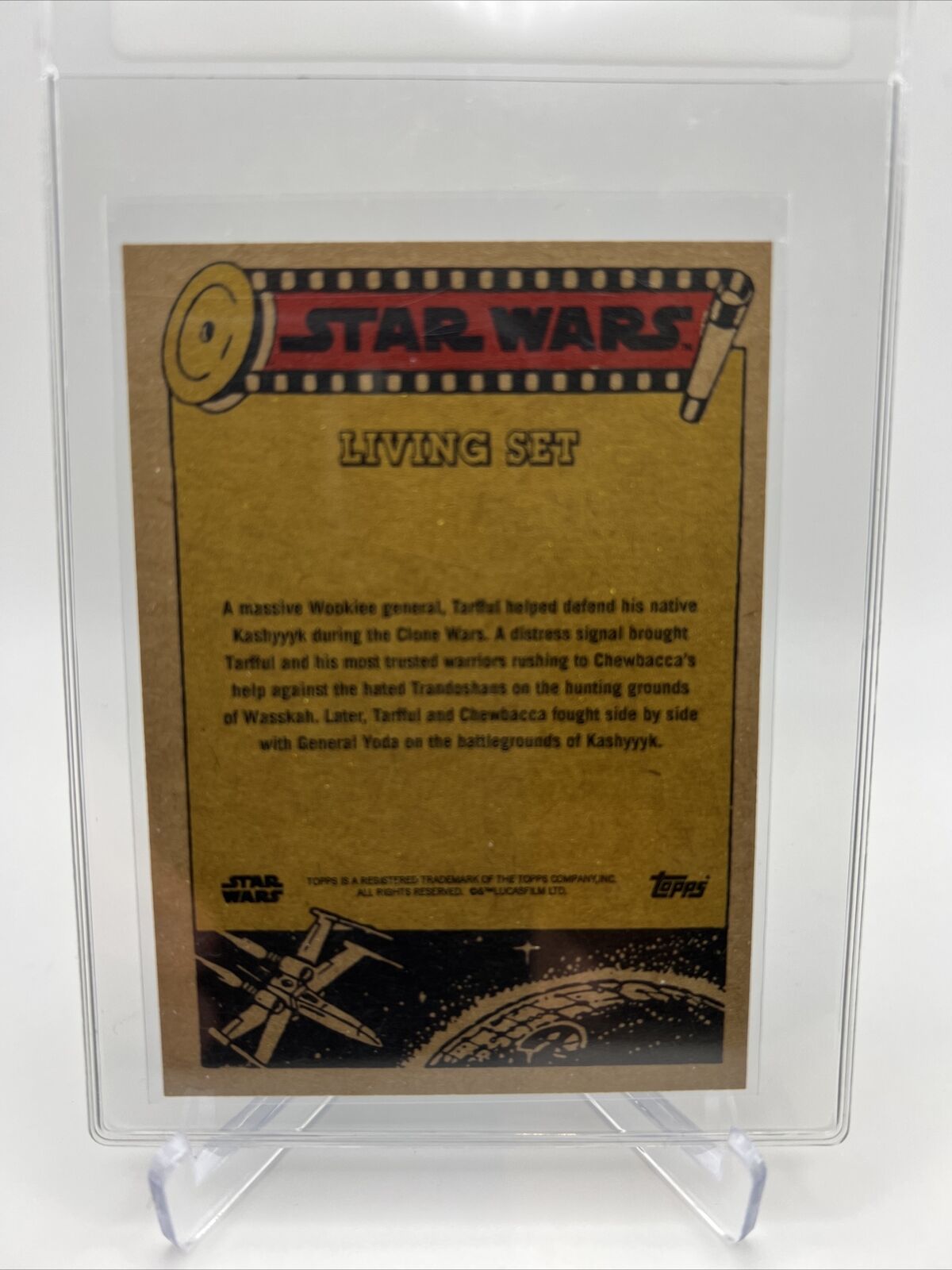 2022 Topps Star Wars Living Set Tarfful Card #309 Mint FREE SHIPPING
