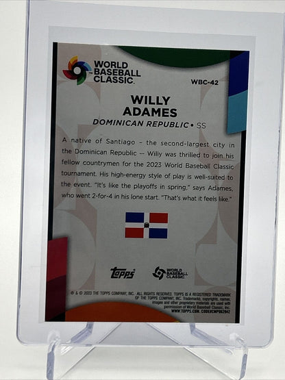 2023 Topps World Baseball Classic Stars Willy Adames #WBC-42 FREE SHIPPING