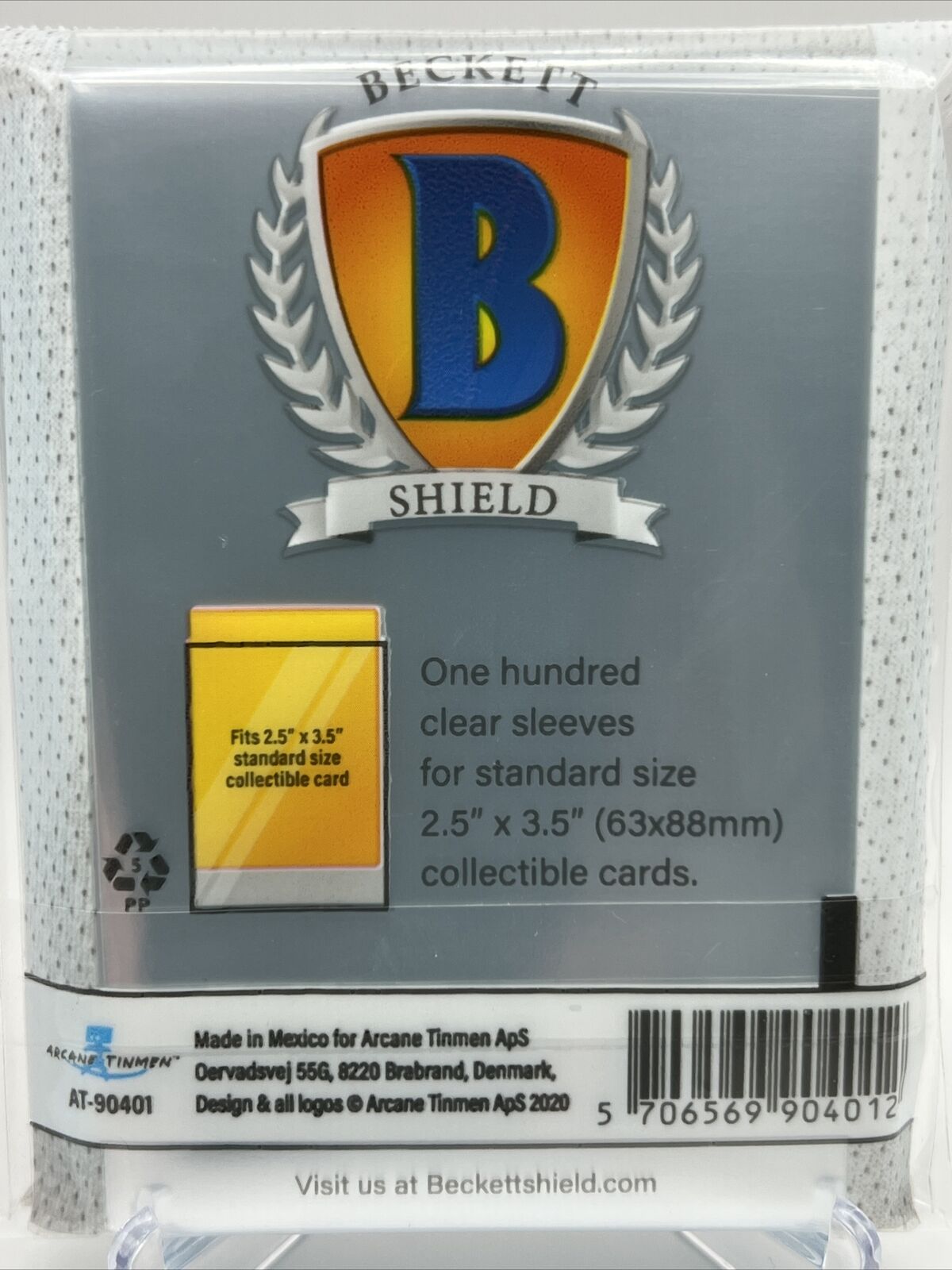 Beckett Shield Soft Penny Card Sleeves 1 Pack of 100 Sleeves for Standard Cards