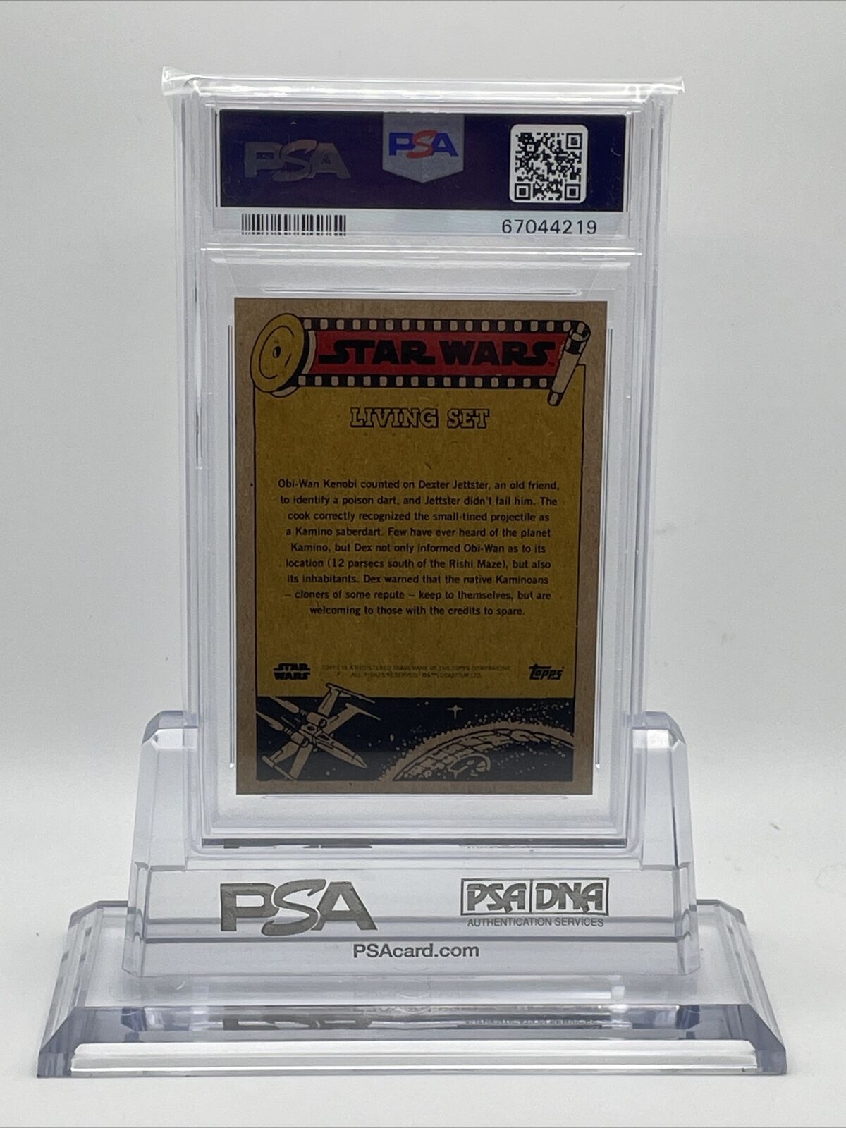 2021 Topps Star Wars Living Set Dexter Jettster Card #219 PSA 10 Gem Mint