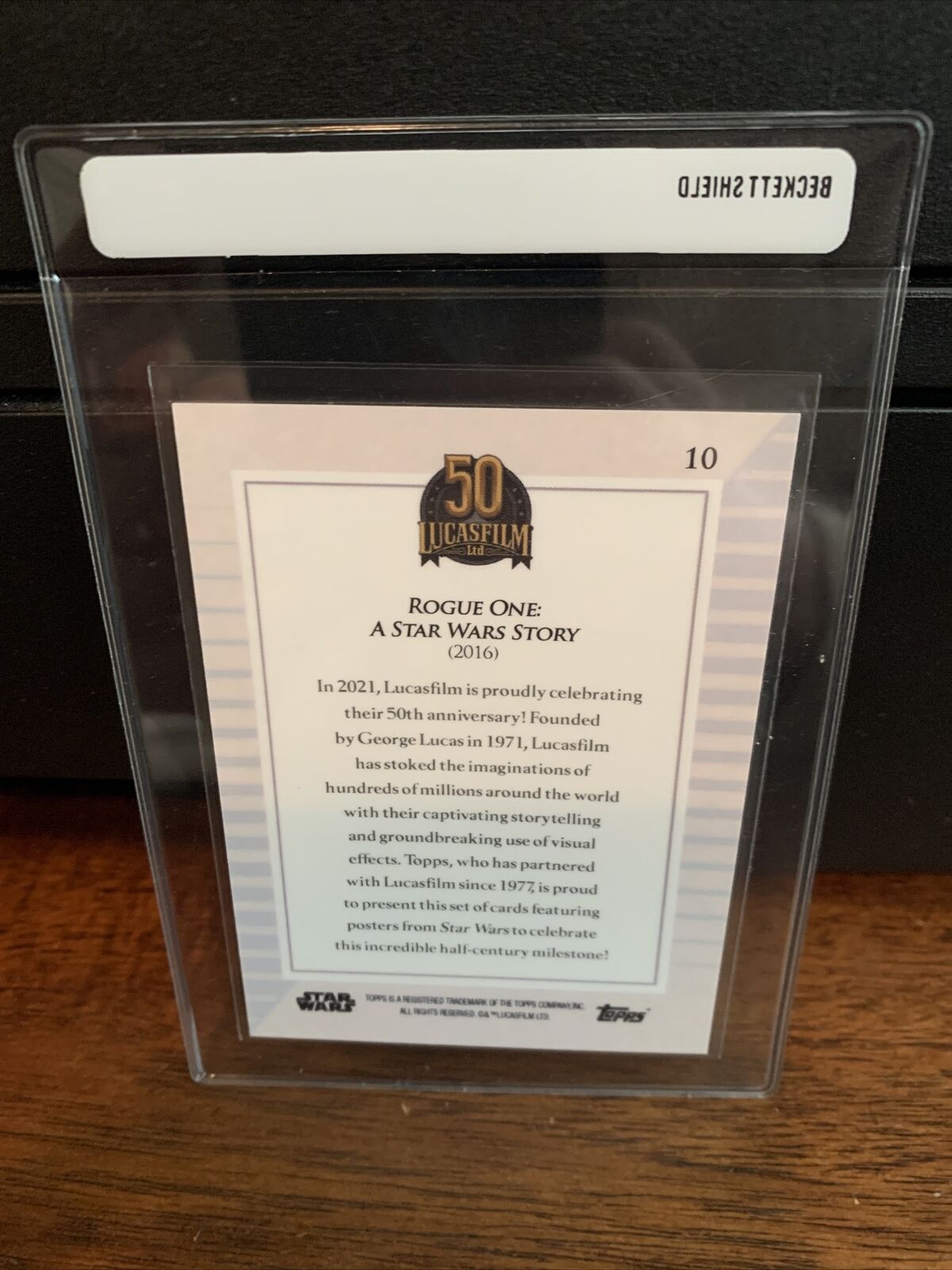 2021 Topps Now Star Wars Lucasfilm 50th Rogue One Card #10 Mint FREE SHIPPING