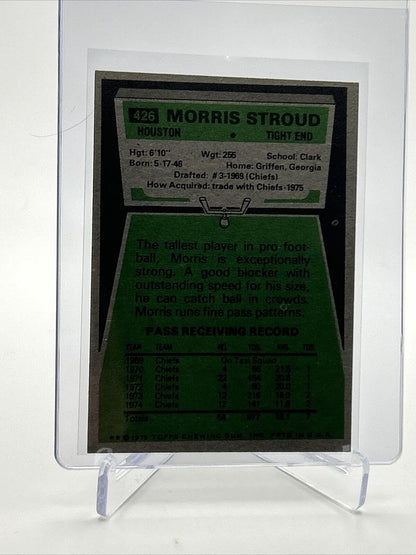 1975 Topps Morris Stroud Football Card #426 NM Quality FREE SHIPPING