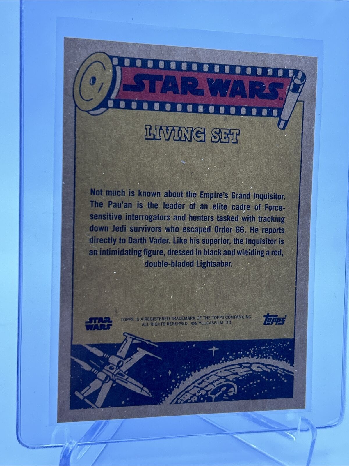 2023 Topps Star Wars Living Set Grand Inquisitor Card #417 Mint FREE SHIPPING