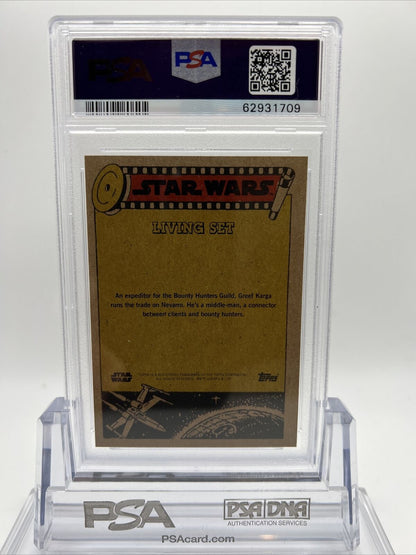 2021 Topps Star Wars Living Set Greef Karga Card #183 PSA 9 Mint