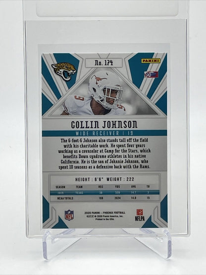 2020 Panini Phoenix FIRE BURST Collin Johnson Rookie #174 Mint FREE SHIPPING