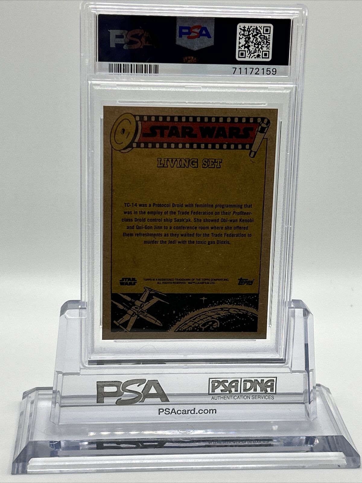 2022 Topps Star Wars Living Set TC-14 Card #365 PSA 9 Mint
