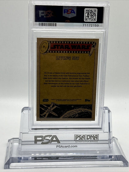 2022 Topps Star Wars Living Set TC-14 Card #365 PSA 9 Mint