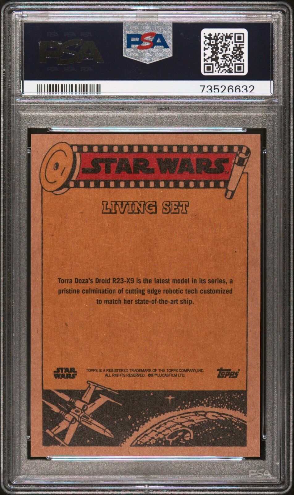 2023 Topps Star Wars Living Set R23-X9 Card #385 PSA 10 Gem Mint