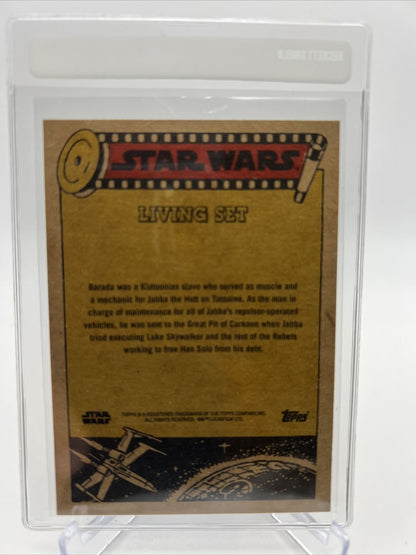 2022 Topps Star Wars Living Set Barada Card #307 Mint FREE SHIPPING