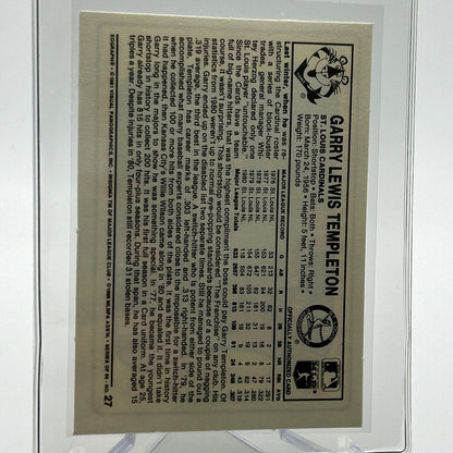 1981 Kellogg's Garry Templeton Baseball Card #27 NM-Mint FREE SHIPPING