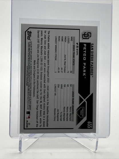 2023 Topps GOLD FOIL San Diego Padres Baseball Card #655 FREE SHIPPING