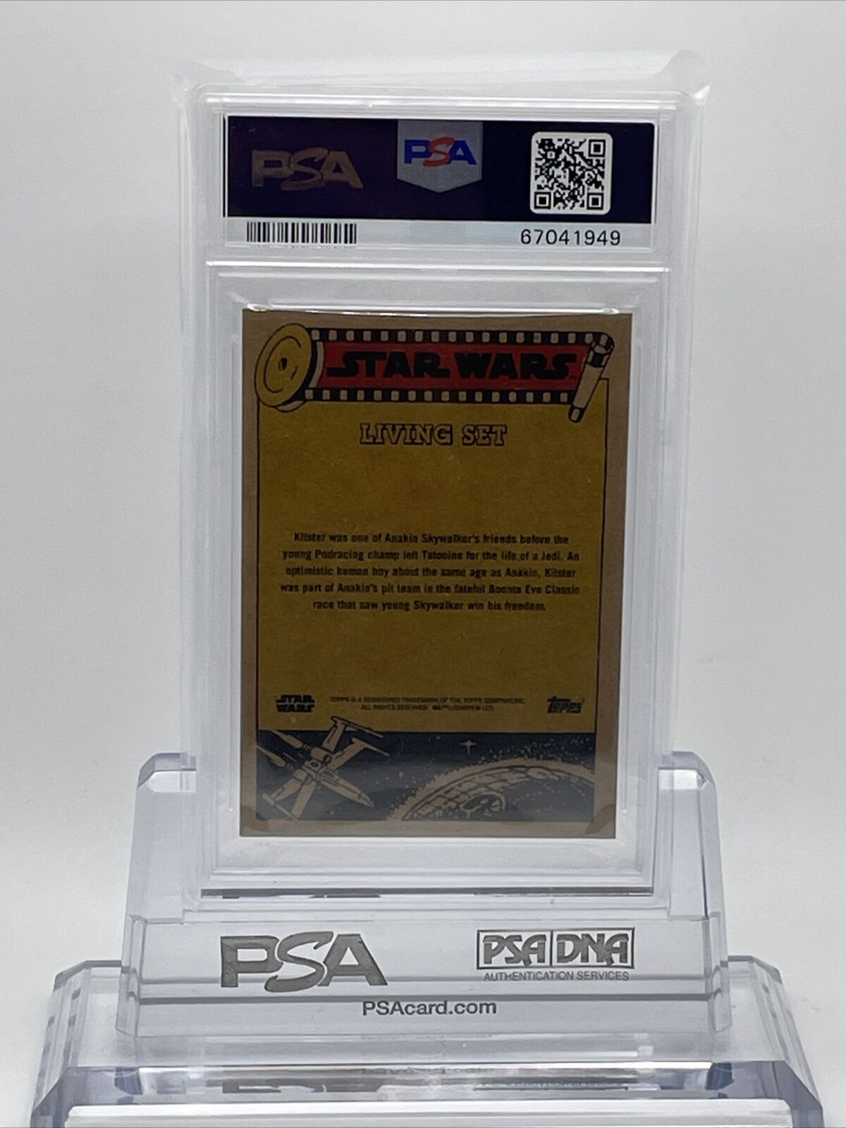 2022 Topps Star Wars Living Set Kitster Card #316 PSA 10 Gem Mint