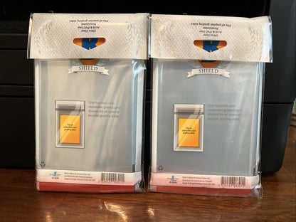 Beckett Shield Resealable Graded Card Sleeves 2 Packs of 100 - 200 Total