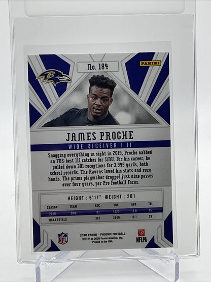 2020 Panini Phoenix FIRE BURST James Proche Rookie #184 Mint FREE SHIPPING