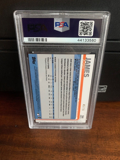 Topps 2019 Series 2 Josh James Independence Day PSA 10 Gem Mint Pop 1 #584