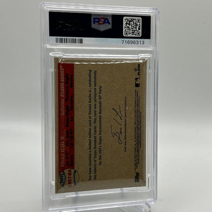 2022 Topps Transcendent VIP Party Ronald Acuna Jr. Card #1957 PSA 10 35/95