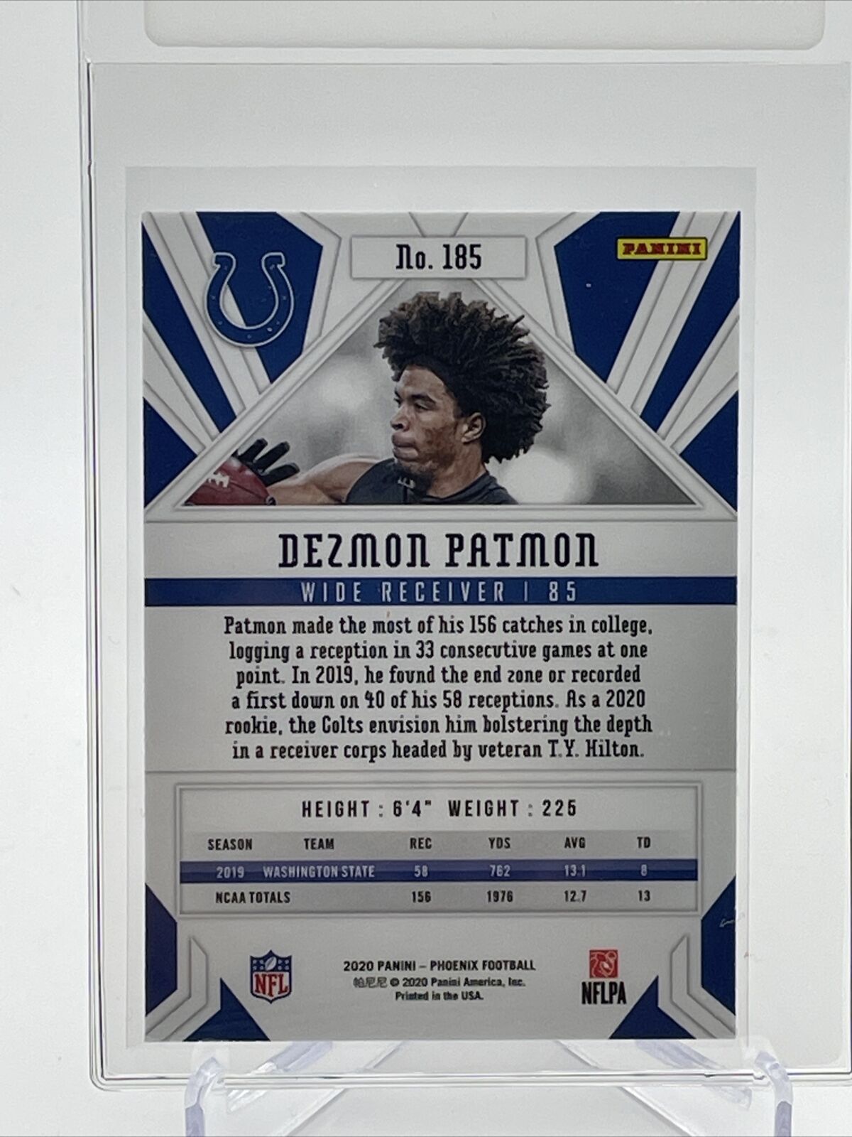 2020 Panini Phoenix FIRE BURST Dezmon Patmon Rookie #185 Mint FREE SHIPPING