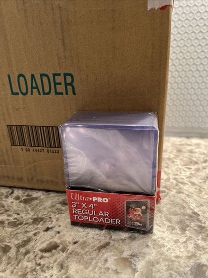 Ultra Pro 3X4 Regular Card Toploaders 35pt 40 Packs of 25 per pack, 1000 total