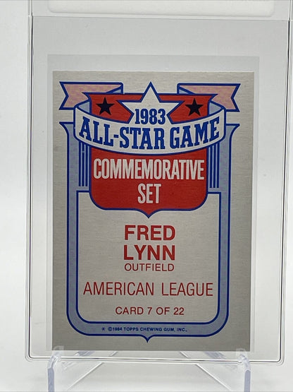1984 Topps Glossy All-Stars Fred Lynn Baseball Card #7 Mint FREE SHIPPING