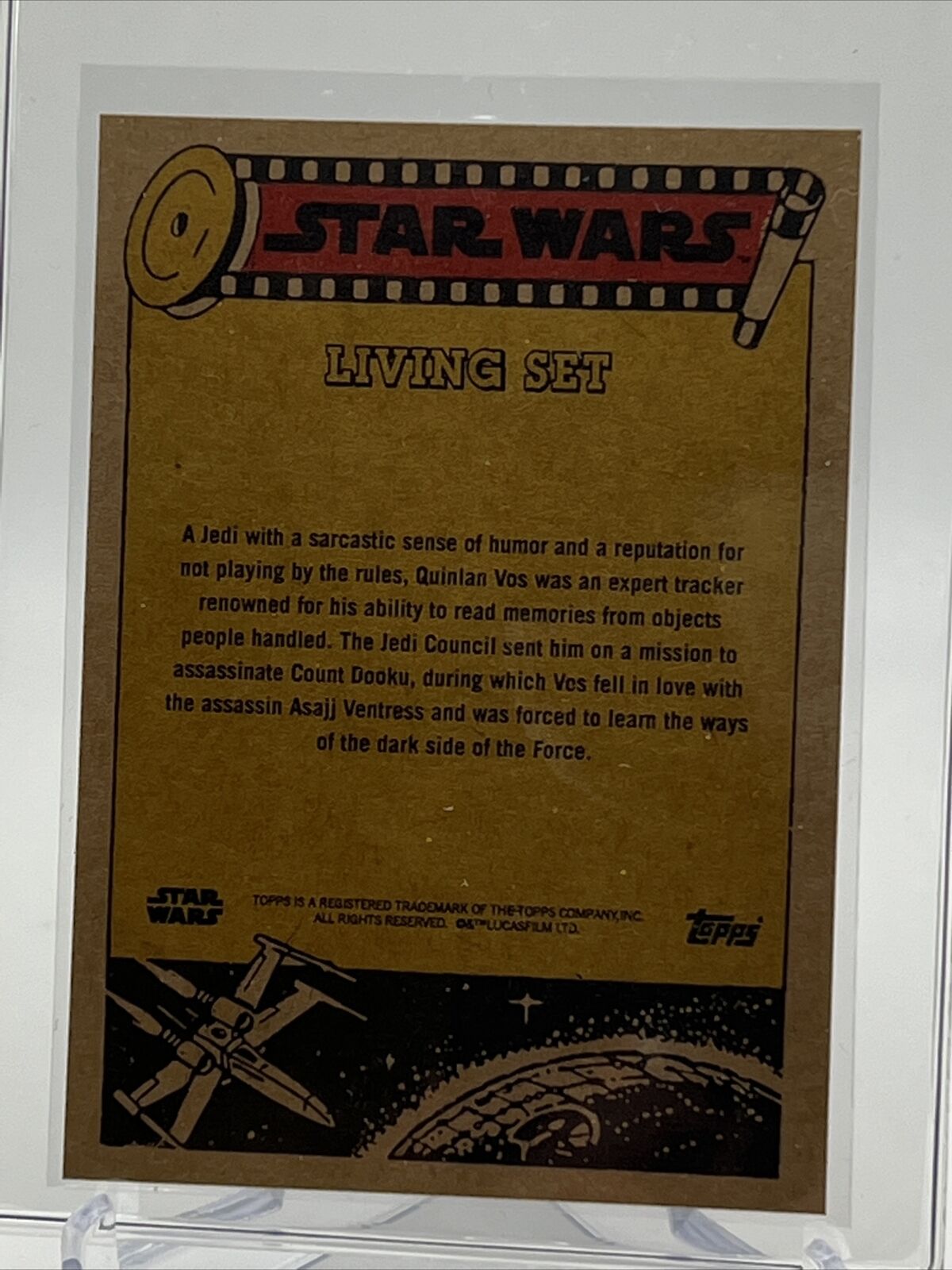 2022 Topps Star Wars Living Set Quinlan Vos Card #336 Mint FREE SHIPPING