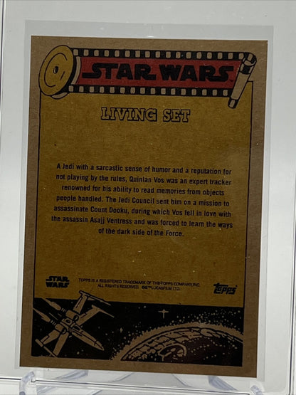 2022 Topps Star Wars Living Set Quinlan Vos Card #336 Mint FREE SHIPPING