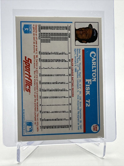 1987 Sportflics Carlton Fisk Baseball Card #140 Mint FREE SHIPPING
