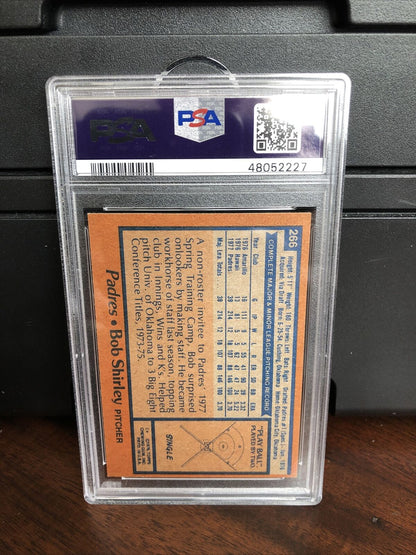 1978 Topps Bob Shirley #266 Autograph PSA/DNA Authentic