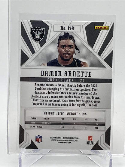 2020 Panini Phoenix FIRE BURST Damon Arnette Rookie #149 Mint FREE SHIPPING
