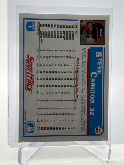 1987 Sportflics Steve Carlton Baseball Card #200 Mint FREE SHIPPING