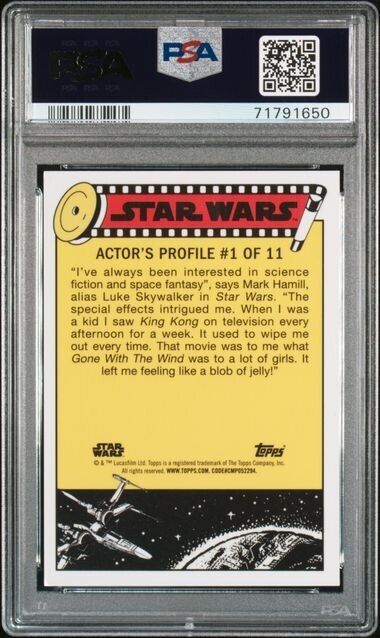 2022 Topps Star Wars Sapphire AQUA Advance of the Tusken Raider #92 PSA 10