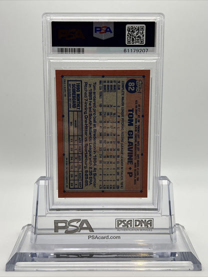 1991 Topps Tom Glavine Baseball Card #82 PSA 10
