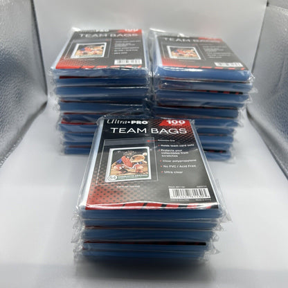 Ultra Pro Resealable Team Bags 25 Packs of 100 Team Bags, 2500 Total